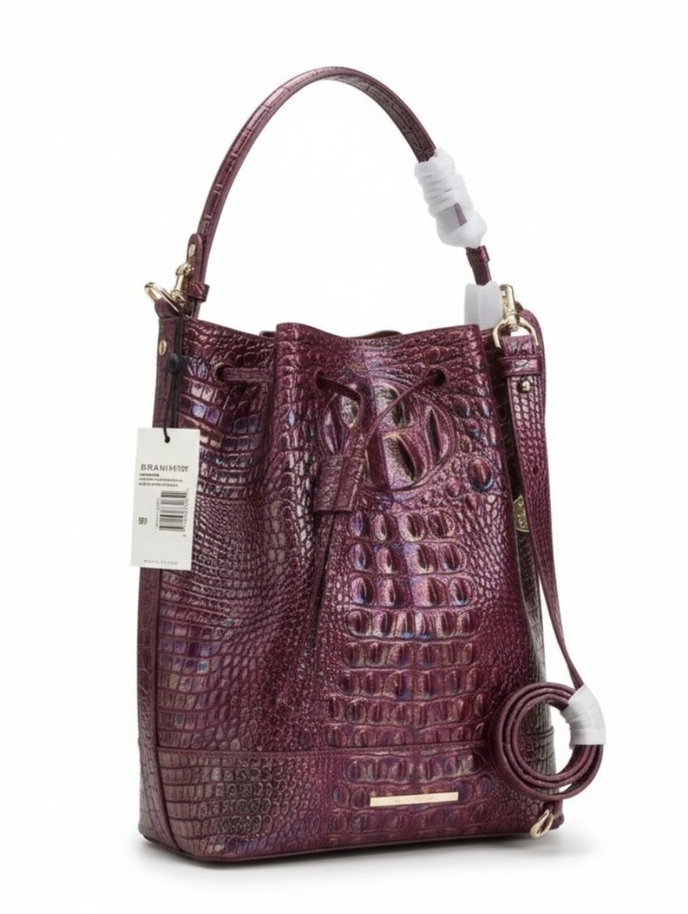 💜▪️Brahmin▪️ Marlowe Sangaria Melbourne bucket shoulder bag- 2 Straps